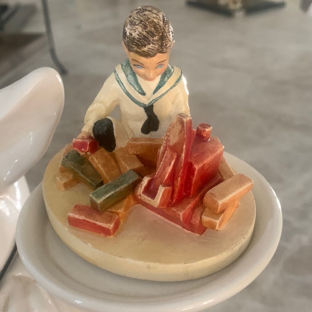 Vintage Boy Figure 